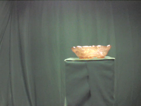 Decorative Gold Leaf Glass Bowl